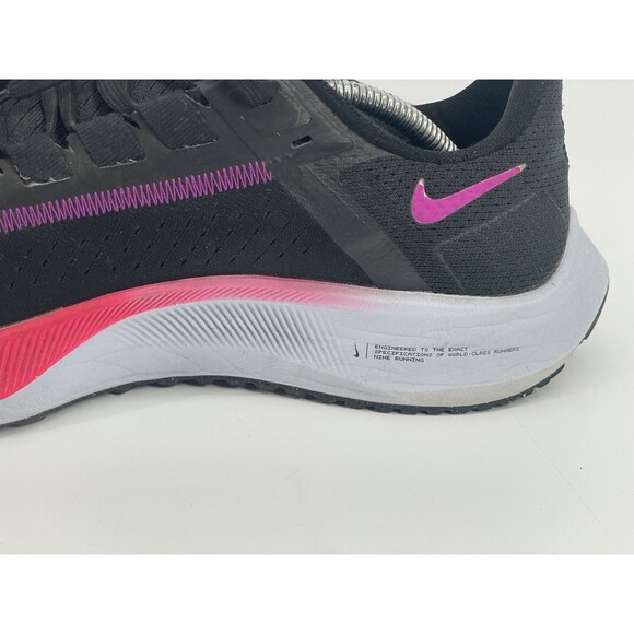 Nike Air Zoom Pegasus 38 Mens Size 10 Black Pink Running Shoes CW7356-011 main image 11